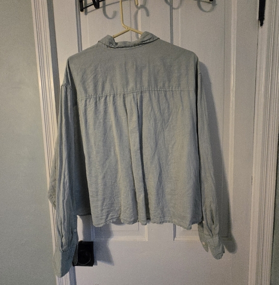 Linen button down top, XL, Gap - Picture 2 of 5